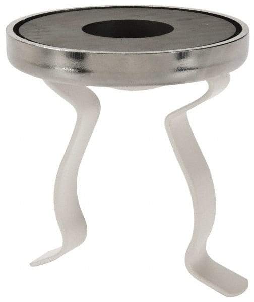 Mag-Mate - 41 Lb Max Pull Force, 2-7/8" Overall Height, 2.63" Diam, Ceramic Cup Magnet - Clamp Style, 1-7/8" Clamp Opening, Chrome Plated - Industrial Tool & Supply