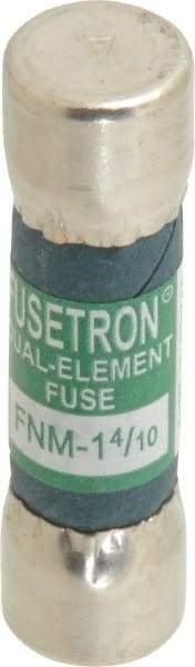 Cooper Bussmann - 250 VAC, 1.4 Amp, Time Delay General Purpose Fuse - Fuse Holder Mount, 1-1/2" OAL, 10 at 125 V kA Rating, 13/32" Diam - Industrial Tool & Supply