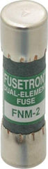 Cooper Bussmann - 250 VAC, 2 Amp, Time Delay General Purpose Fuse - Fuse Holder Mount, 1-1/2" OAL, 10 at 125 V kA Rating, 13/32" Diam - Industrial Tool & Supply