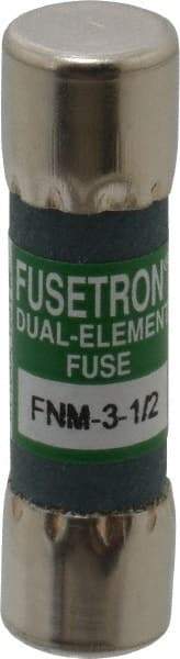 Cooper Bussmann - 250 VAC, 3.5 Amp, Time Delay General Purpose Fuse - Fuse Holder Mount, 1-1/2" OAL, 10 at 125 V kA Rating, 13/32" Diam - Industrial Tool & Supply
