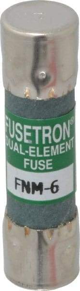 Cooper Bussmann - 250 VAC, 6 Amp, Time Delay General Purpose Fuse - Fuse Holder Mount, 1-1/2" OAL, 10 at 125 V kA Rating, 13/32" Diam - Industrial Tool & Supply