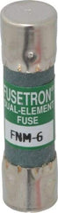 Cooper Bussmann - 250 VAC, 6 Amp, Time Delay General Purpose Fuse - Fuse Holder Mount, 1-1/2" OAL, 10 at 125 V kA Rating, 13/32" Diam - Industrial Tool & Supply