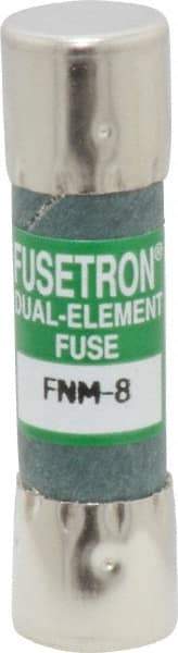 Cooper Bussmann - 250 VAC, 8 Amp, Time Delay General Purpose Fuse - Fuse Holder Mount, 1-1/2" OAL, 10 at 125 V kA Rating, 13/32" Diam - Industrial Tool & Supply