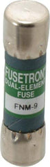 Cooper Bussmann - 250 VAC, 9 Amp, Time Delay General Purpose Fuse - Fuse Holder Mount, 1-1/2" OAL, 10 at 125 V kA Rating, 13/32" Diam - Industrial Tool & Supply