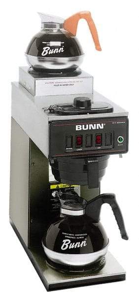 Bunn - Coffee Makers Coffee Maker Type: Two Station Commercial Pour-Omatic Color: Black - Industrial Tool & Supply