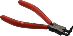 Knipex - Internal Retaining Ring Pliers - 5" OAL, Bent Nose - Industrial Tool & Supply