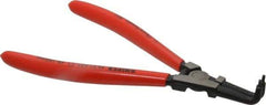 Knipex - External Retaining Ring Pliers - 8-1/2" OAL, Bent Nose - Industrial Tool & Supply