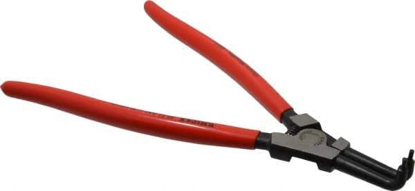 Knipex - External Retaining Ring Pliers - 12-1/2" OAL, Bent Nose - Industrial Tool & Supply