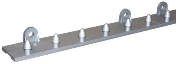 Aleco - 2Ft. Long Polymer Compound Boltless Dock Strip Door Mounting Hardware - For Use with Vinyl Strip Material Up to 12 Inches Wide - Industrial Tool & Supply