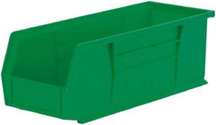 Akro-Mils - 50 Lb. Load Capacity, 14-3/4" Deep, Green Polymer Hopper Stacking Bin - 5" High x 5-1/2" Wide x 14-3/4" Long - Industrial Tool & Supply