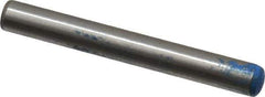 Metric Blue - 6mm Diam x 50mm Pin Length Alloy Steel Pull Out Dowel Pin - 1 Beveled & 1 Threaded End - Industrial Tool & Supply