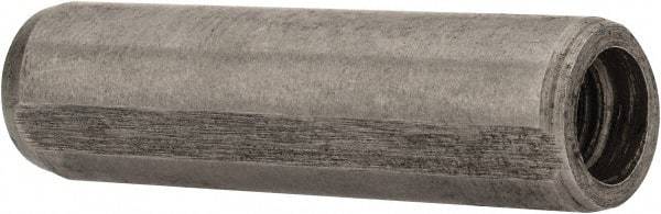 Metric Blue - 8mm Diam x 30mm Pin Length Alloy Steel Pull Out Dowel Pin - 1 Beveled & 1 Threaded End - Industrial Tool & Supply