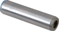 Metric Blue - 12mm Diam x 50mm Pin Length Alloy Steel Pull Out Dowel Pin - 1 Beveled & 1 Threaded End - Industrial Tool & Supply