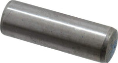 Metric Blue - 16mm Diam x 50mm Pin Length Alloy Steel Pull Out Dowel Pin - 1 Beveled & 1 Threaded End - Industrial Tool & Supply