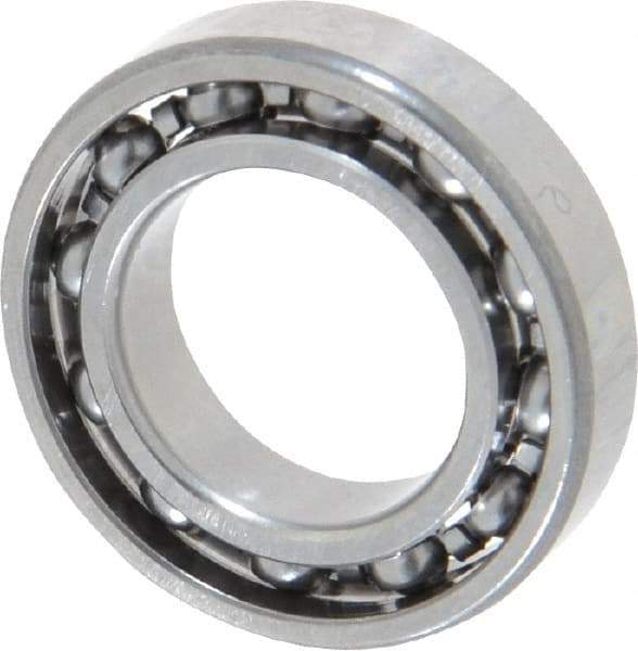 SKF - 12mm Bore Diam, 21mm OD, Open Thin Section Radial Ball Bearing - 5mm Wide, 1 Row, Round Bore, 151 Lb Static Capacity, 321 Lb Dynamic Capacity - Industrial Tool & Supply