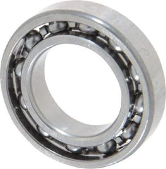 SKF - 12mm Bore Diam, 21mm OD, Open Thin Section Radial Ball Bearing - 5mm Wide, 1 Row, Round Bore, 151 Lb Static Capacity, 321 Lb Dynamic Capacity - Industrial Tool & Supply