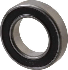 SKF - 12mm Bore Diam, 21mm OD, Double Seal Thin Section Radial Ball Bearing - 5mm Wide, 1 Row, Round Bore, 151 Lb Static Capacity, 321 Lb Dynamic Capacity - Industrial Tool & Supply