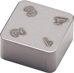 Seco - SNMN334 Grade CBN300 PCBN Turning Insert - Uncoated, 90° Square, 3/8" Inscr Circle, 3/16" Thick, 1/16" Corner Radius - Industrial Tool & Supply