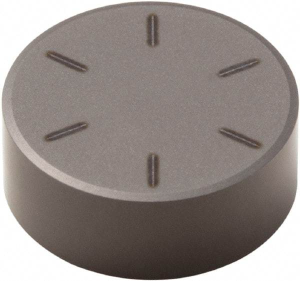 Seco - RNMN32 Grade CBN300 PCBN Turning Insert - Uncoated, Round, 3/8" Inscr Circle, 1/8" Thick - Industrial Tool & Supply