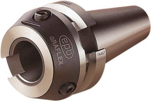 Seco - Graflex 1 System Size, BT40 Taper, Modular Tool Holding System Adapter - 3.543" Projection, 6.118" OAL, Through Coolant - Exact Industrial Supply