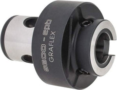 Seco - Graflex 4 Inside, Graflex 6 Outside Modular Connection, Boring Head Shank Reducer - 1.5748 Inch Projection, 1.5748 Inch Nose Diameter - Exact Industrial Supply