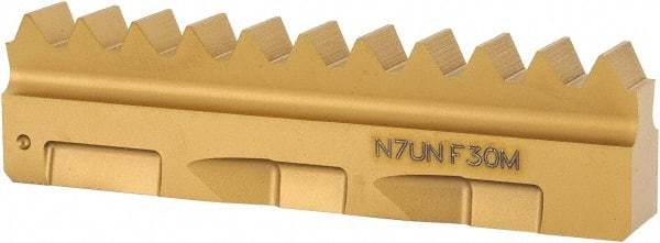 Seco - 7 TPI, Internal Thread, UN Standard, 396.19 F30M Grade Thread Mill Insert - Carbide, TiAlN/TiN Coating - Industrial Tool & Supply