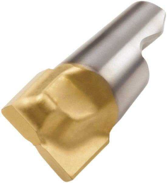 Seco - MM16 D07 Grade T60M Carbide Keyway Milling Tip Insert - TiAlN/TiN Finish, 2 Flutes, 0.618" Cutting Diam, 0.433" Depth of Cut, 0.535" Extension, 0.012" Cnr Rad - Industrial Tool & Supply
