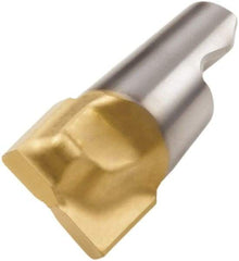 Seco - MM16 D07 Grade T60M Carbide Keyway Milling Tip Insert - TiAlN/TiN Finish, 2 Flutes, 0.618" Cutting Diam, 0.433" Depth of Cut, 0.535" Extension, 0.012" Cnr Rad - Industrial Tool & Supply