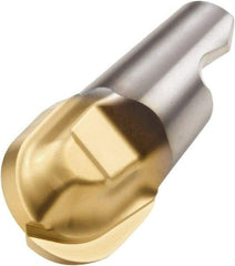 Seco - MM16 M03 Grade F15M Carbide End Milling Tip Insert - 2 Flutes, 0.63" Cutting Diam, 0.638" Depth of Cut, 0.724" Extension, 0.315" Cnr Rad - Industrial Tool & Supply