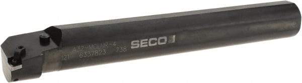 Seco - 2.56" Min Bore Diam, 16" OAL, 2" Shank Diam, A-MCLN Indexable Boring Bar - CNMG 432 Insert, Pin & Clamp Holding Method - Industrial Tool & Supply