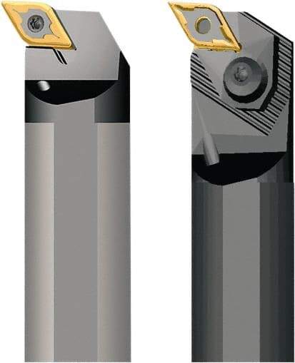 Seco - 32mm Min Bore Diam, 200mm OAL, 25mm Shank Diam, A-PDUN Indexable Boring Bar - 35mm Max Bore Depth, DNM.. 1104.. Insert, Pin Lock Assembly Holding Method - Industrial Tool & Supply