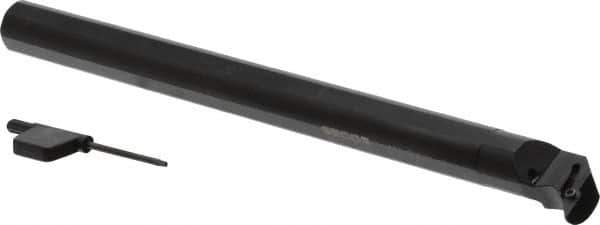 Seco - 1-1/8" Min Bore Diam, 10" OAL, 3/4" Shank Diam, Indexable Boring Bar - VBMT 21.5.. Insert, Screw Holding Method - Industrial Tool & Supply