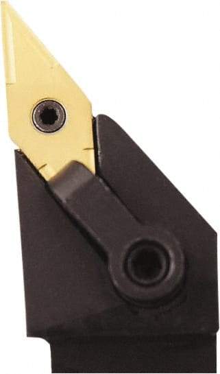 Seco - MVJN, Left Hand Cut, 93° Lead Angle, 1" Shank Height x 1" Shank Width, Negative Rake Indexable Turning Toolholder - 6" OAL, VNMG 432 Insert Compatibility, Series Multi-Directional Turning (MDT) - Industrial Tool & Supply