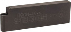 Seco - TROO, Neutral Cut, 1-1/4" Shank Height x 7/16" Shank Width, Neutral Rake Indexable Turning Toolholder - 4" OAL, RCGS Insert Compatibility, Series Multi-Directional Turning (MDT) - Industrial Tool & Supply