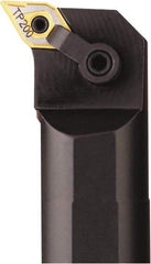 Seco - 2-1/4" Min Bore Diam, 14" OAL, 1-1/2" Shank Diam, A-MDUN Indexable Boring Bar - DNMG 432 Insert, Pin & Clamp Holding Method - Industrial Tool & Supply