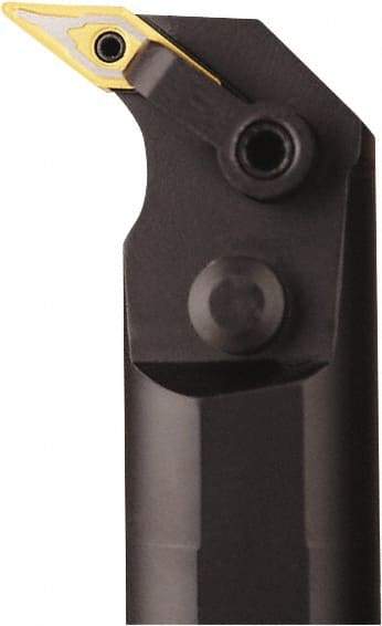 Seco - 3-1/4" Min Bore Diam, 16" OAL, 2" Shank Diam, A-MVUN Indexable Boring Bar - VNMG 432 Insert, Pin & Clamp Holding Method - Industrial Tool & Supply