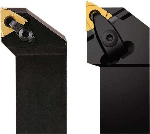 Seco - External Thread, Left Hand Cut, 11.99mm Shank Width x 11.99mm Shank Height Indexable Threading Toolholder - 100mm OAL, 16EL Insert Compatibility, CE Toolholder, Series Snap Tap - Industrial Tool & Supply