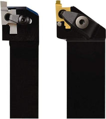 Seco - CE, External, Left Hand, 0.103" Max Depth of Cut, 0.03 to 0.103" Groove Width, Indexable Grooving Tool Holder - 10EAL, 10NR, 12NR Insert Compatibility, 3/4" Shank Height, 3/4" Shank Width, 5" OAL - Industrial Tool & Supply