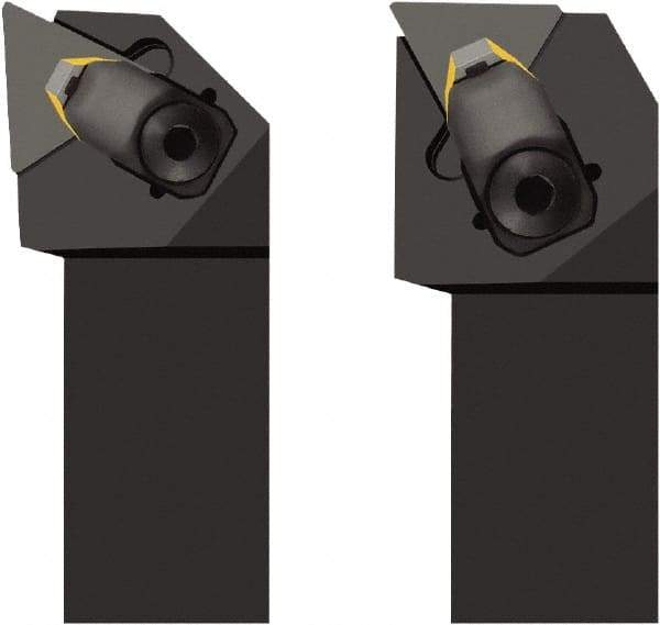 Seco - CTJN, Left Hand Cut, 93° Lead Angle, 1" Shank Height x 1" Shank Width, Negative Rake Indexable Turning Toolholder - 6" OAL, TNMN 221 Insert Compatibility, Series Multi-Directional Turning (MDT) - Industrial Tool & Supply