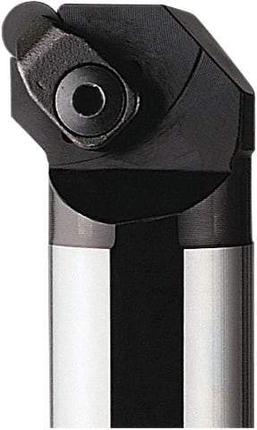 Seco - 40mm Min Bore Diam, 250mm OAL, 32mm Shank Diam, S-CRSN Indexable Boring Bar - 40mm Max Bore Depth, RN.N 0903.. Insert, Clamp Holding Method - Industrial Tool & Supply