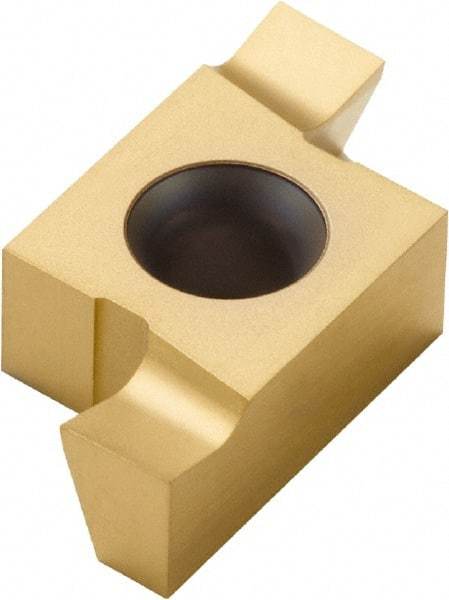 Seco - 144014EA FA Grade CP500, 4mm Cutting Width Carbide Grooving Insert - 4mm Max Depth of Cut, Left Hand, TiAlN/TiN Finish - Industrial Tool & Supply