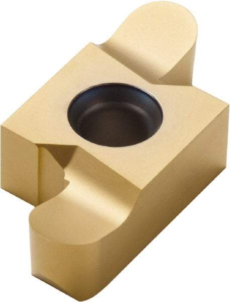 Seco - 101010ER R Grade CP500, 1mm Cutting Width Carbide Grooving Insert - Right Hand, 1mm Corner Radius, TiAlN/TiN Finish - Industrial Tool & Supply