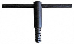 Gibraltar - 16" Chuck Diam Compatibility, Lathe Chuck Key - Compatible with 4-Jaw Chucks, Self Ejecting, 4.72" Body Length, 0.5512" Actual Key Square Size - Industrial Tool & Supply