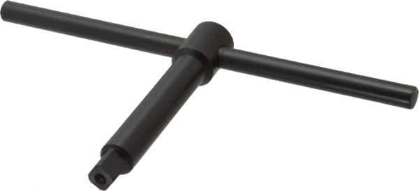 Gibraltar - 8" Chuck Diam Compatibility, Lathe Chuck Key - Compatible with 4-Jaw Chucks, Self Ejecting, 3.35" Body Length, 0.393" Actual Key Square Size - Industrial Tool & Supply