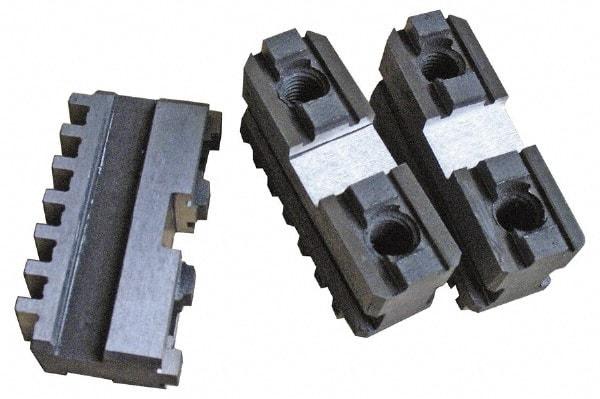 Gibraltar - 16" Max Chuck Diam Compatibility, Steel Tongue & Groove Hard Lathe Master Jaws - 16" Min Chuck Diam Compatibility - Industrial Tool & Supply