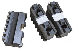 Gibraltar - 16" Max Chuck Diam Compatibility, Steel Tongue & Groove Hard Lathe Master Jaws - 16" Min Chuck Diam Compatibility - Industrial Tool & Supply