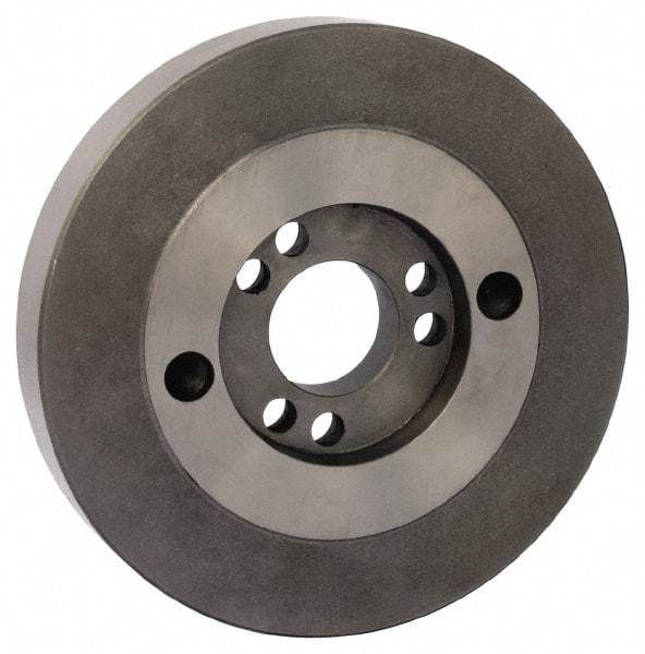 Gibraltar - Adapter Back Plate for 4" Diam Lathe Chucks - 1-10 Mount, Steel - Industrial Tool & Supply