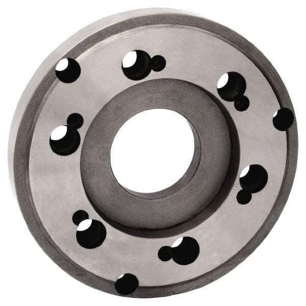 Gibraltar - Adapter Back Plate for 6" Diam Lathe Chucks - D1-3 Mount, Semi-Steel - Industrial Tool & Supply