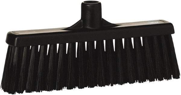 Vikan - 5-5/8" OAL Polyester Bristle Lobby Broom - 3" Bristle Length, 11" Wide - Industrial Tool & Supply