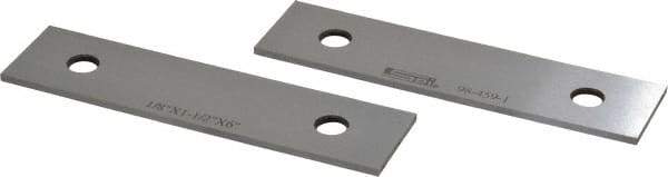 SPI - 6" Long x 1-1/2" High x 1/8" Thick, Steel Parallel - Sold as Matched Pair - Industrial Tool & Supply